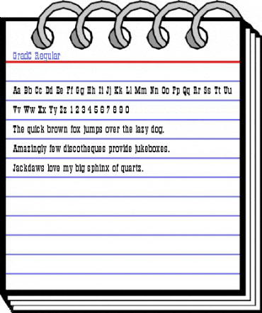 GradC Regular Font