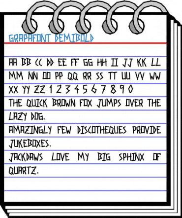 GRAPAFONT DemiBold Font