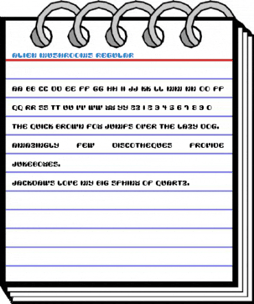 Alien Mushrooms Regular Font