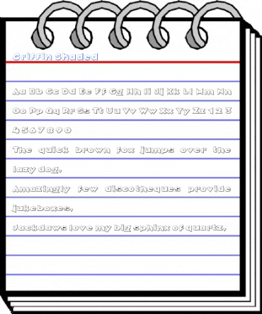 Griffin Shaded Font