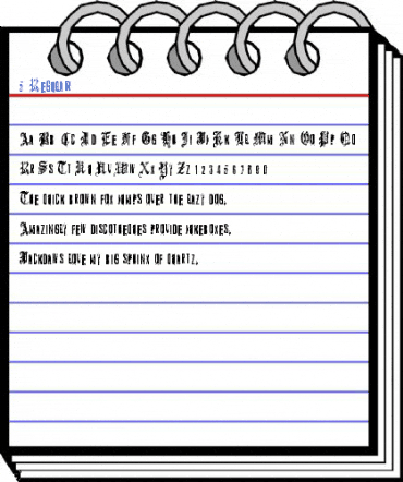 5 Regular Font
