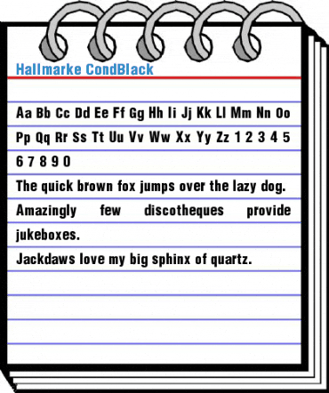 Hallmarke Font