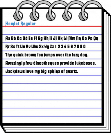 Hamlet Regular Font