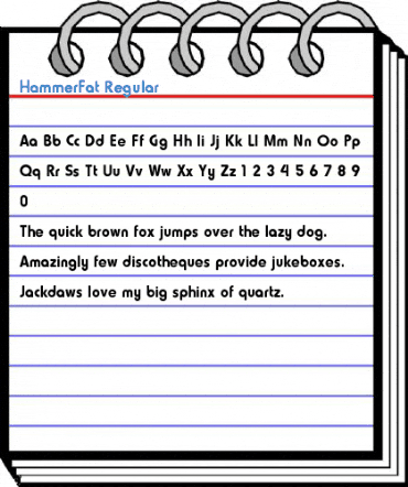HammerFat Regular Font