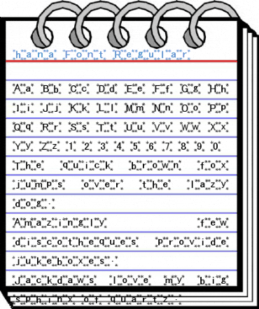 hana Font Regular Font