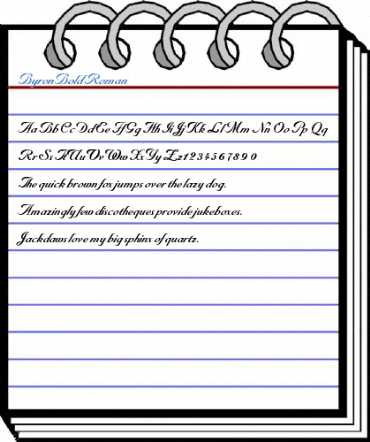 ByronBold Roman Font