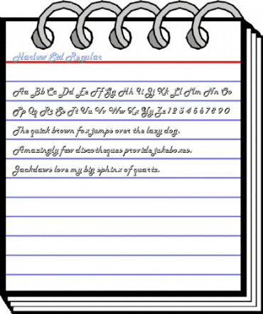 Harlow Std Regular Font