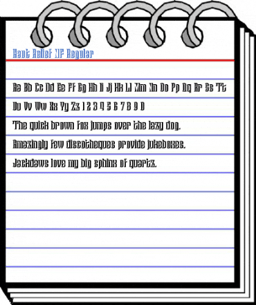 Haut Relief NF Regular Font