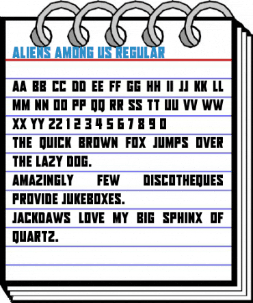 Aliens Among Us Font