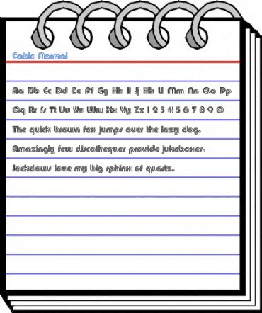 Cable Normal Font