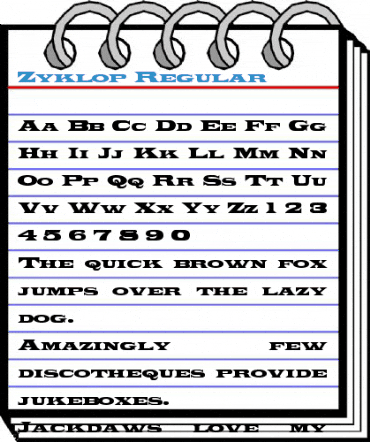 Zyklop Regular Font