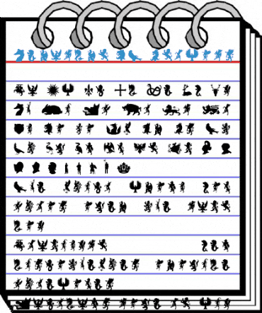 Heraldry OT Symbols Font