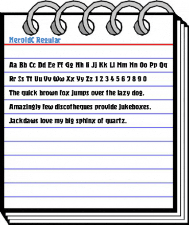 HeroldC Regular Font