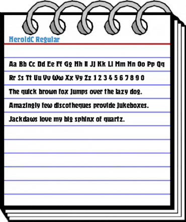 HeroldC Regular Font