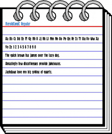 HeroldCondC Regular Font