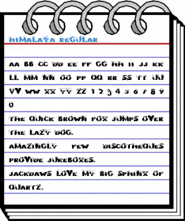 Himalaya Regular Font