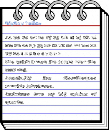 HipHop Inline Font