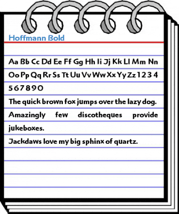Hoffmann Bold Font