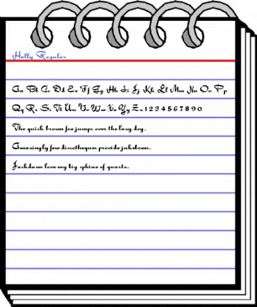 Holly Regular Font