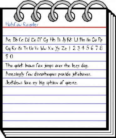 HolyCow Regular Font
