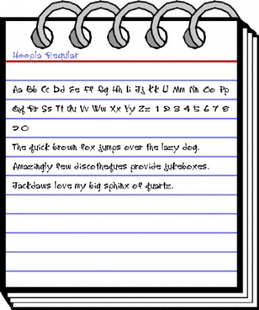 Hoopla Regular Font