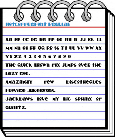 HotCoffeeFont Regular Font