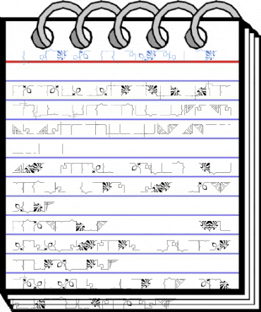 HotmetalBorders One Font