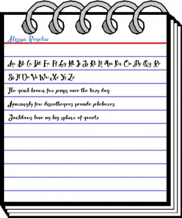 Alissya Regular Font