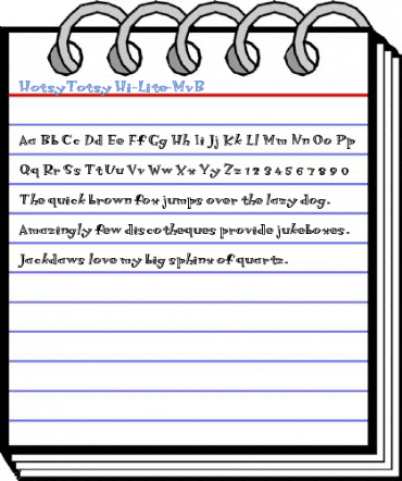 HotsyTotsy Hi-Lite-MvB Font