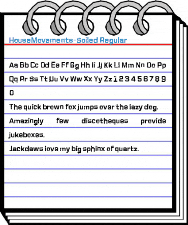 HouseMovements-Soiled Regular Font