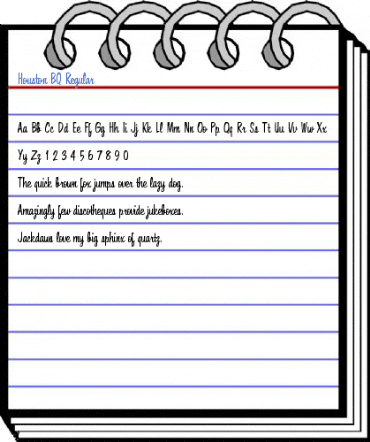Houston BQ Regular Font