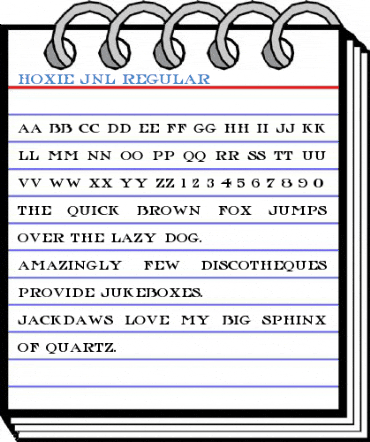 Hoxie JNL Regular Font