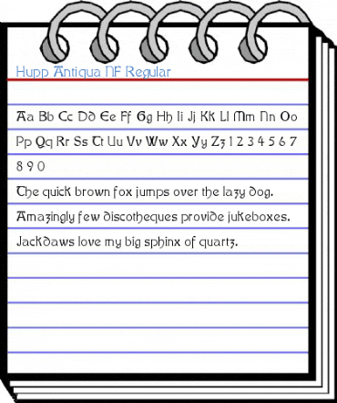 Hupp Antiqua NF Regular Font