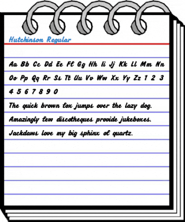 Hutchinson Regular Font