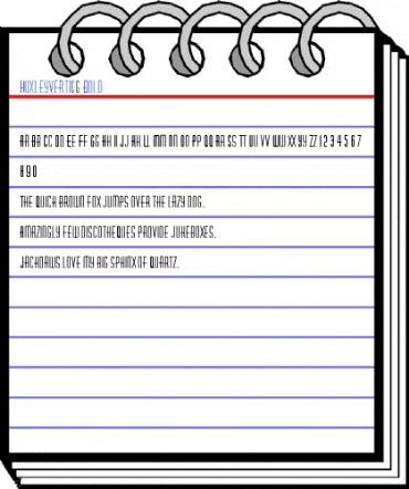 HuxleyVertICG Bold Font