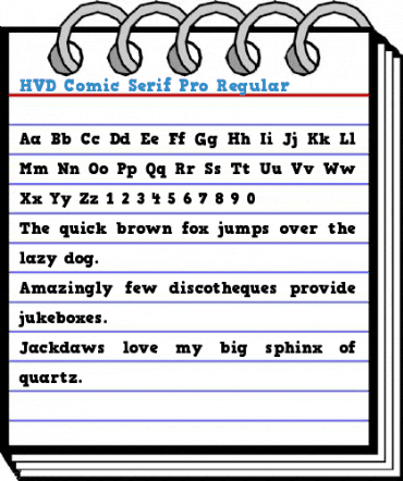 HVD Comic Serif Pro Regular Font