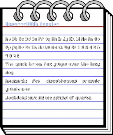 HypercellDNA Regular Font