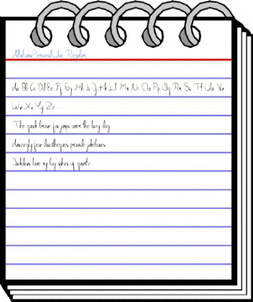 AllabamaPersonalUse Regular Font