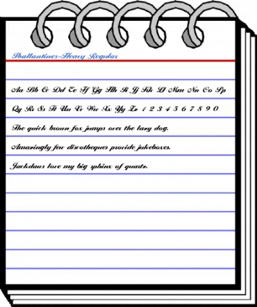 Iballantines-Heavy Regular Font