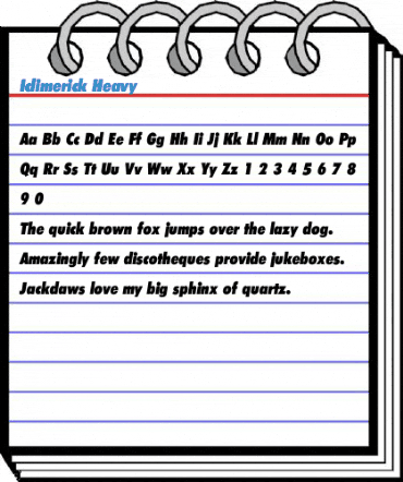 Iclimerick Heavy Font