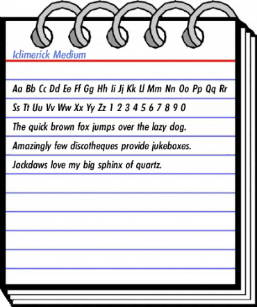 Iclimerick Medium Font