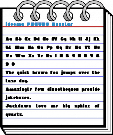 ideoma PSEUDO Regular Font