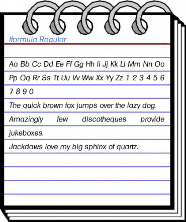 Iformula Regular Font