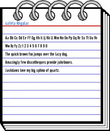 cafeta Regular Font