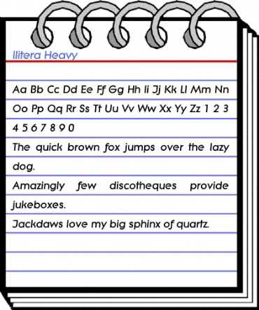 Ilitera Heavy Font