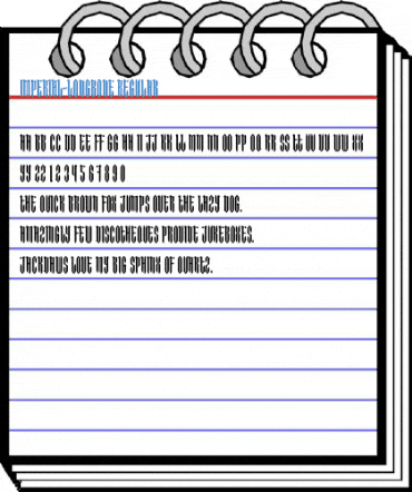 Imperial-LongBone Regular Font