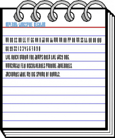 Imperial-LongSpike Regular Font