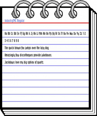 IndustryTMC Regular Font