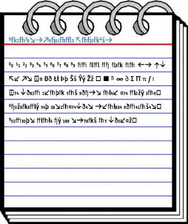 InfoDispSemibold RomanExp Font