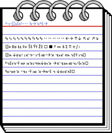 InfoTextBook CapsExp Font